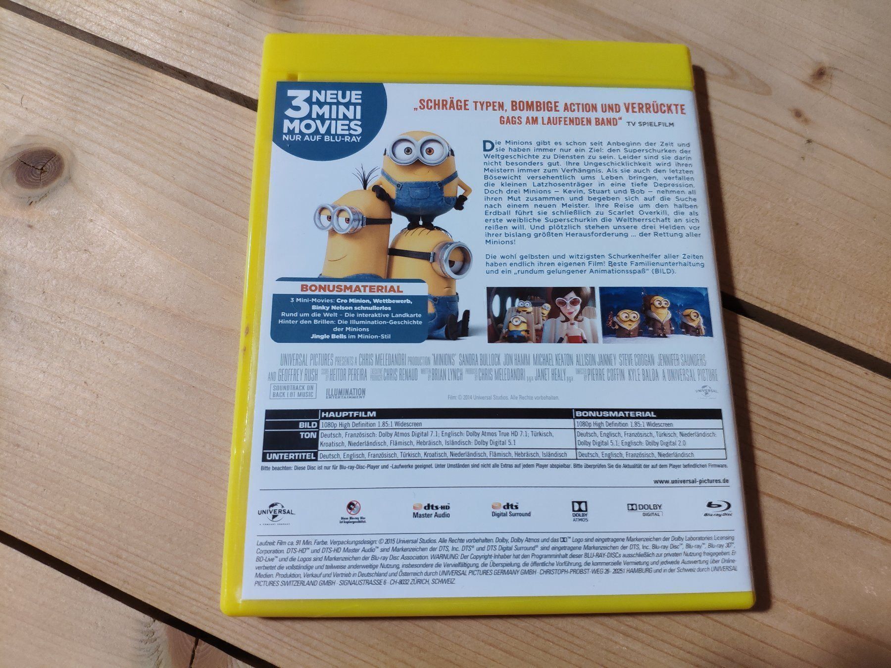 Tutti i DVDs: Minions – Usato da Wasterkingen venduto da Palu17 2