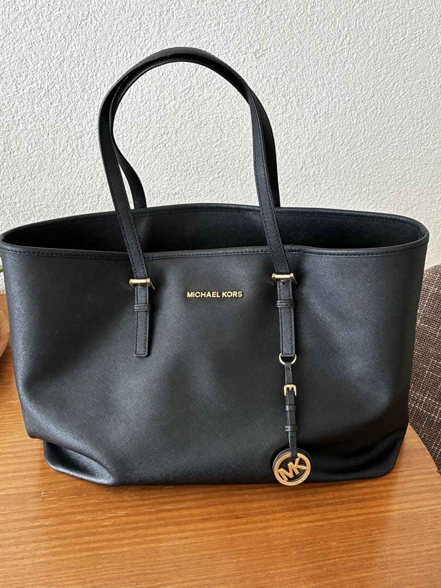 Michael Kors Borse da donna: Michael Kors Black Tote Bag – Usato da Zürich venduto da wal_sr25
