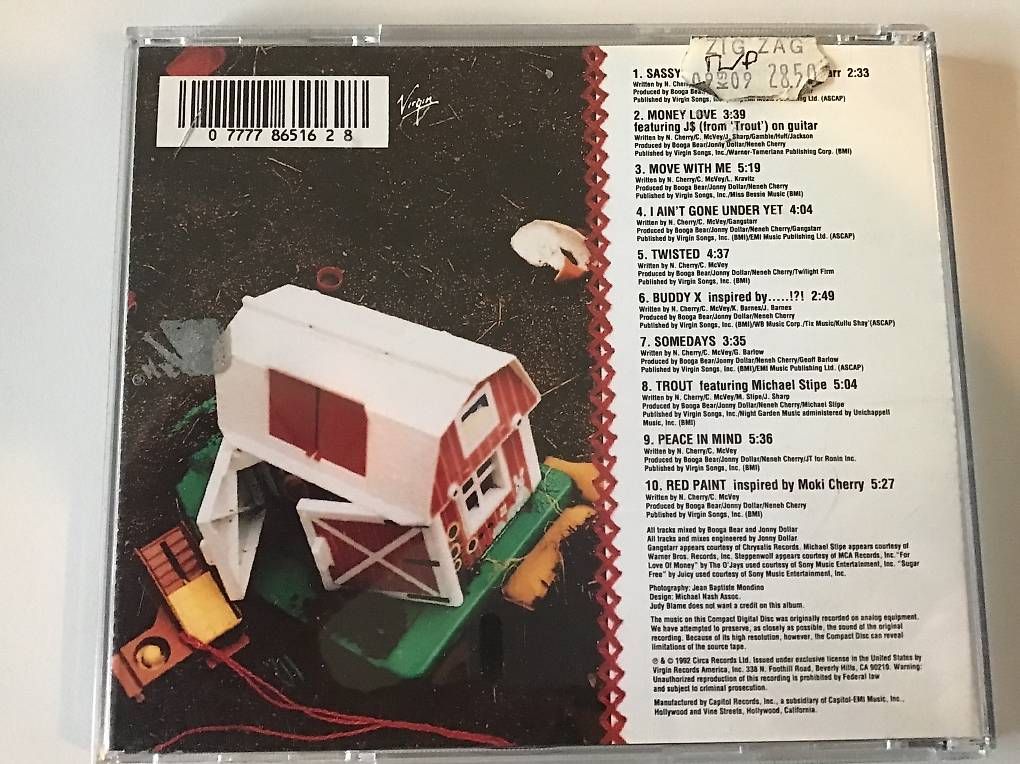 CDs: Neneh Cherry: Homebrew [CD] – Gebraucht aus Zürich von audn 1
