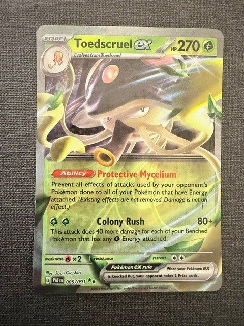 Pokémon Carte collezionabili: Pokemon Toedscruel ex – Usato da Burgdorf venduto da Sports_Cards_3400