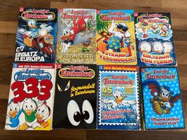 8 Donald Duck Taschenbücher