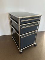 USM Haller Rollcontainer anthrazit 3 Schubladen gebraucht