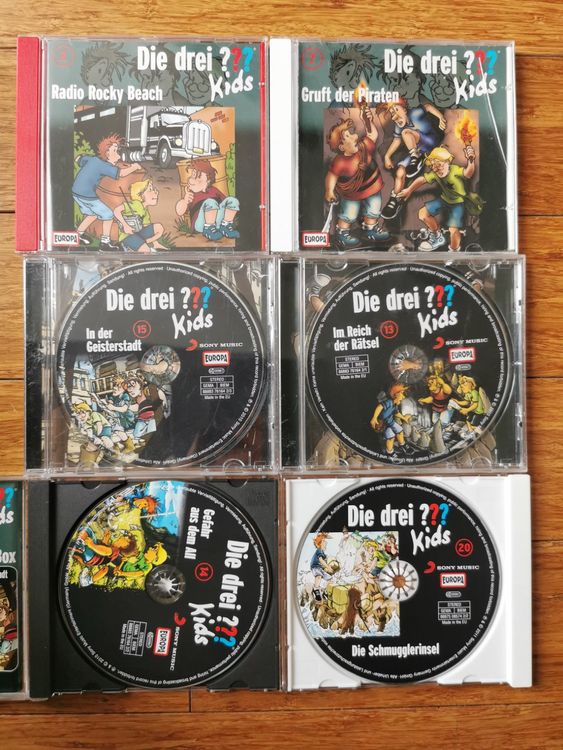 Die drei ??? Fragezeichen Kids CD's - Folgen zwischen 2 & 20 | Kaufen ...