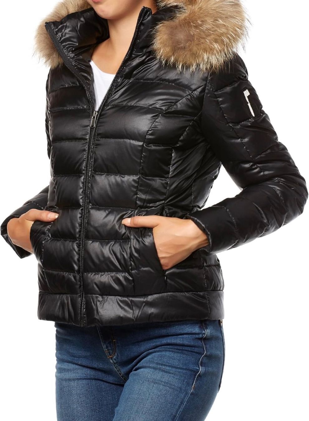 Bomboogie Vestes: Bomboogie Winterjacke mit echt Pelz – D'occasion à Winterthur par ste_5vfj 6