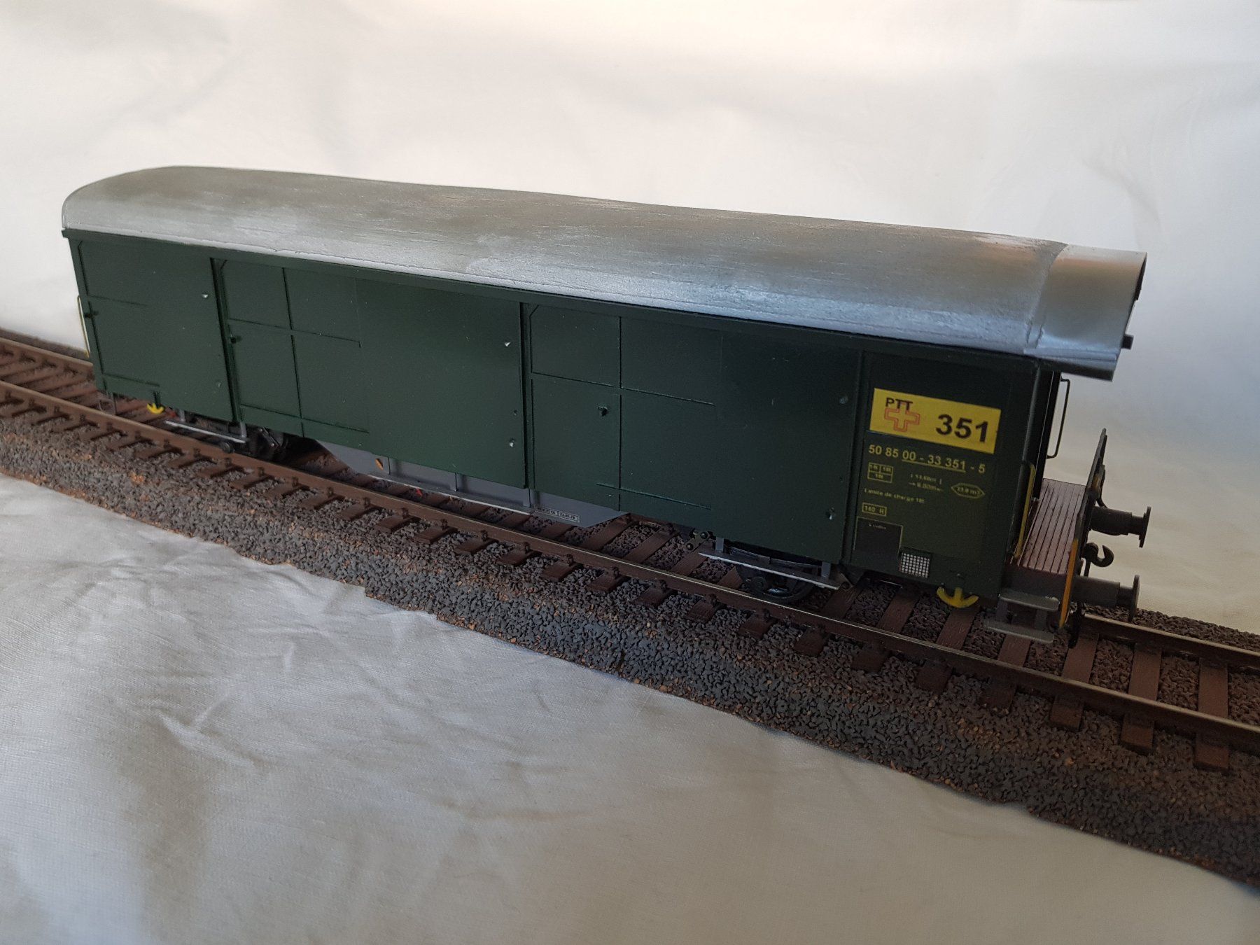 Modellini di ferrovie: Eigenbau Postwagen Z2 351-5 – Usato da Luzern venduto da inca55