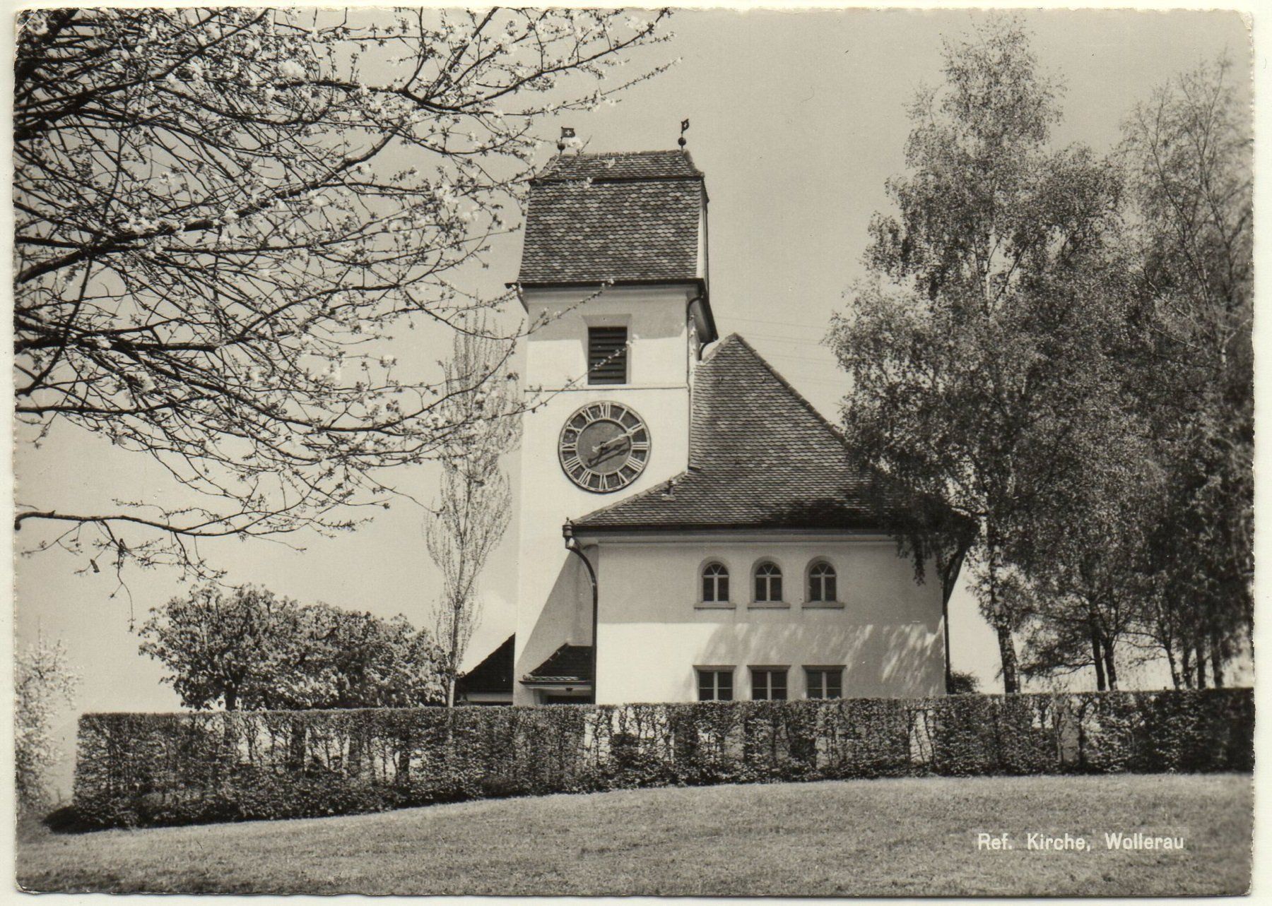 Cartoline postali: WOLLERAU Ref. Kirche – Usato da Jona venduto da philajona