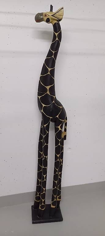 Figurines: Holzfigur Giraffe – D'occasion à Andwil TG par Dorro