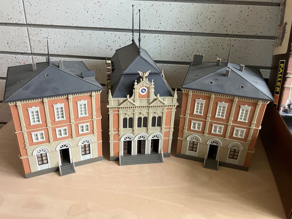 FALLER Grande Gare HO Maquette B 111 Bahnhof – Plastique Vintage