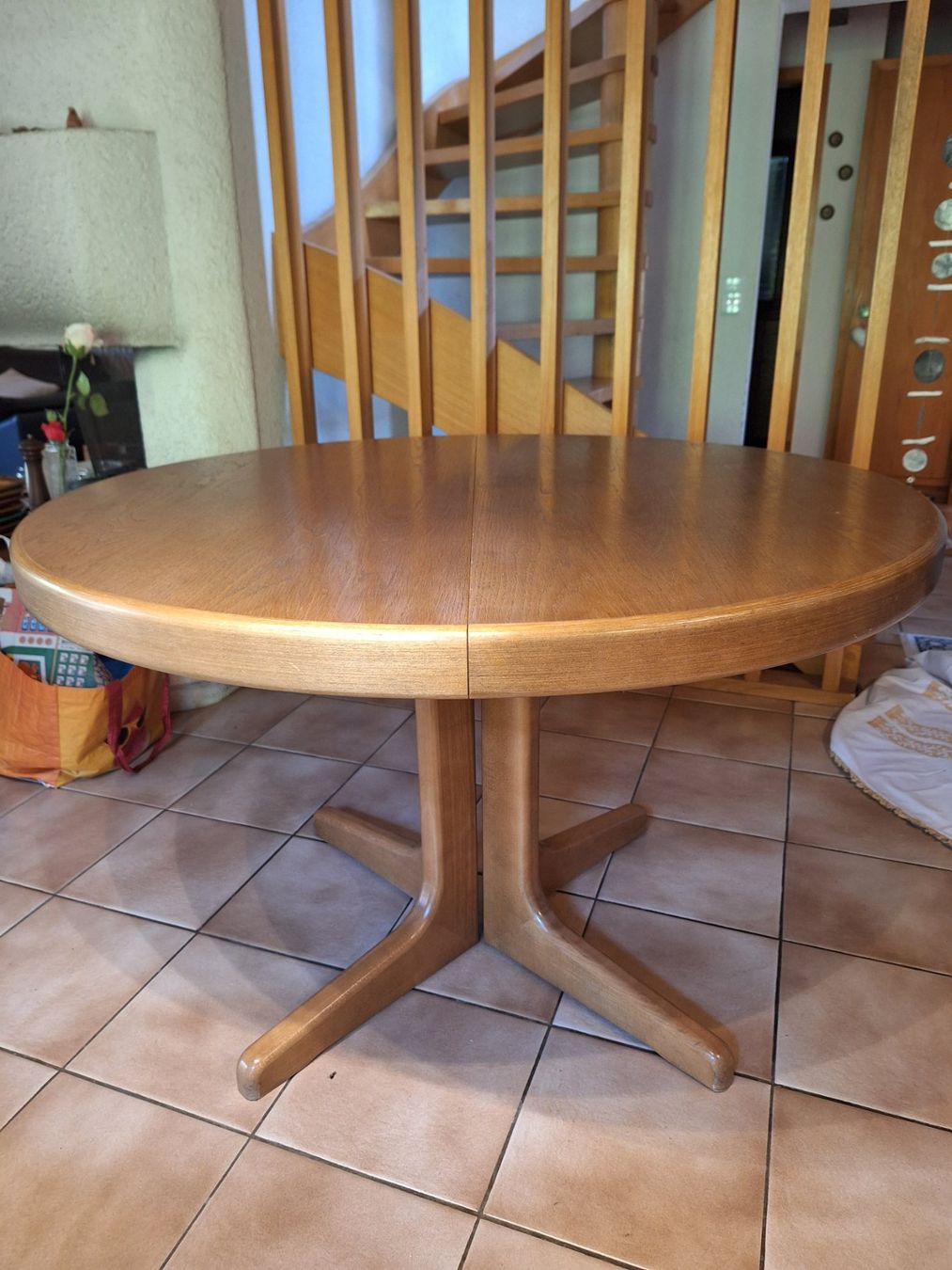 Tische: Table ronde en bois – Gebraucht aus Genolier von Antoine30 1