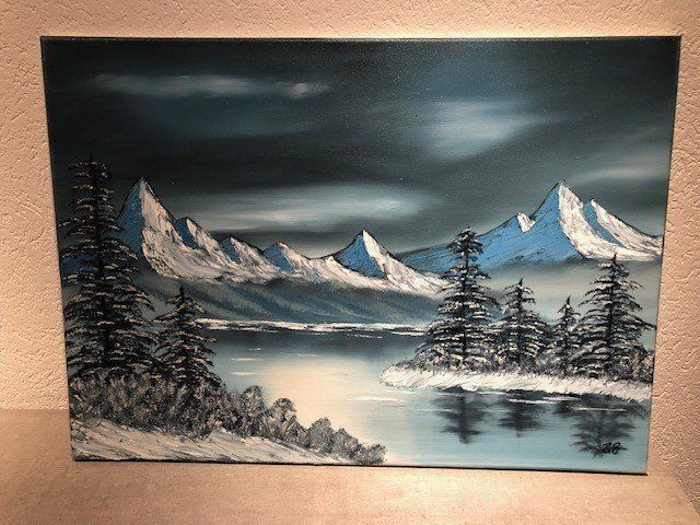 Dipinti: Ölgemälde Winterlandschaft – Usato da Altbüron venduto da zet_pnw5
