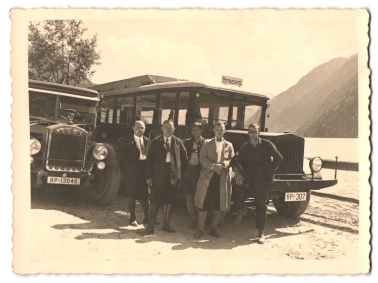 Fotografie & Manifesti: Fotografie Bus MAN und Daimler Benz, Aut – Usato da Berlin venduto da bartko-reher