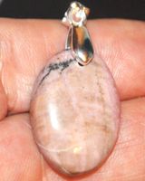 Anhänger L-9070 – Rosa Thulite 25x17,5mm