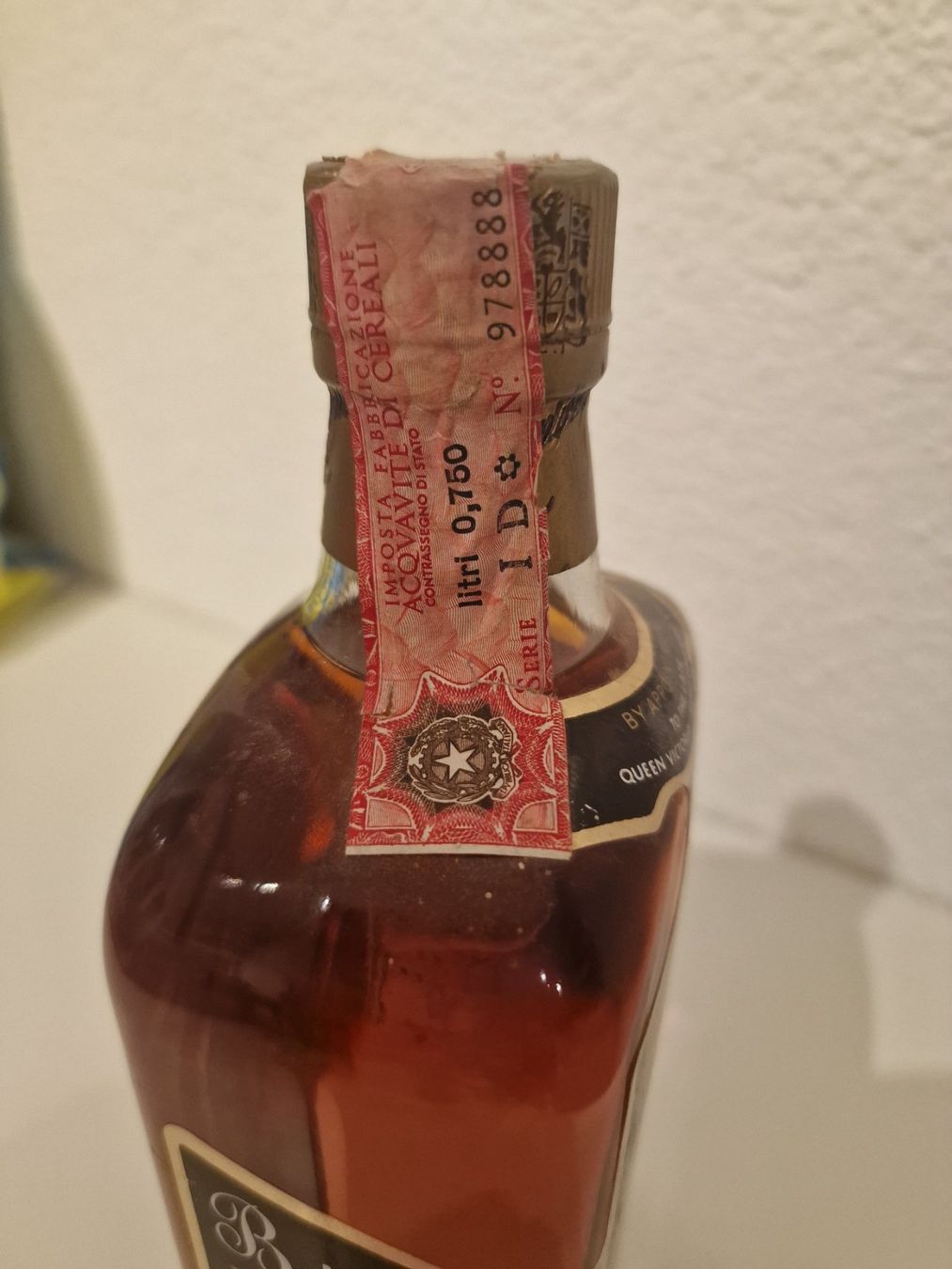 Ballantines Spiritueux: Ballantines 12J Distilled 1970er Jahre – Neuf avec emballage d'origine à St. Margrethen SG par Goldig 4