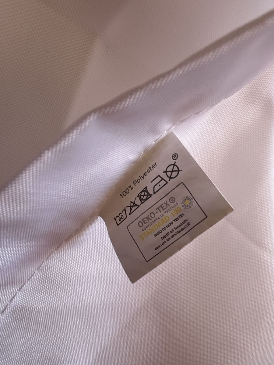 Tende: Duschvorhang, weiss, 180x200cm, 12 Ösen, Polyester – Nuovo (secondo la descrizione) da Zollikofen venduto da Lunirabe 1