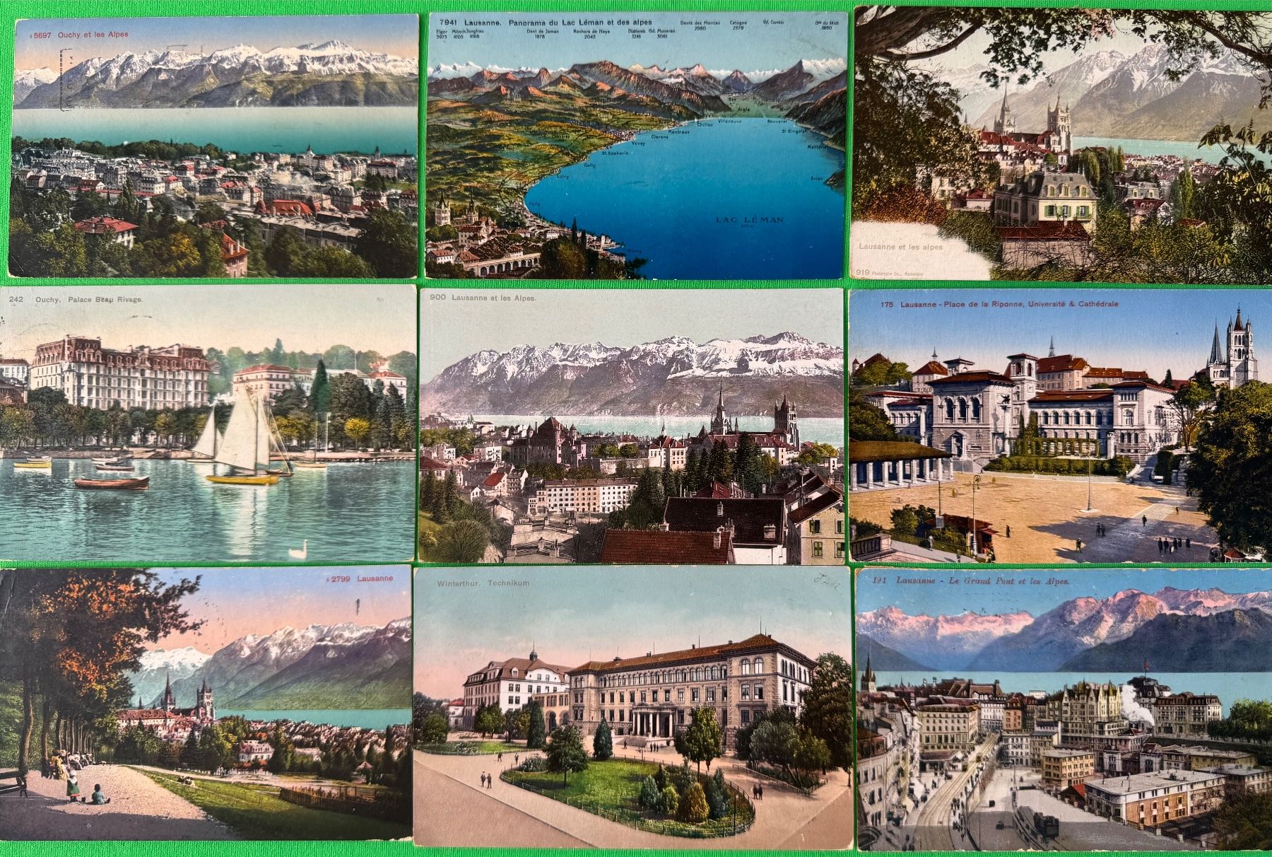 Cartoline postali: Sammlung "Lausanne", alte Karten und Briefe – Usato da Olten venduto da Pjotr8