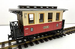 LGB= Personenwagen 2. Klasse - Sonderfarbton rot-beige