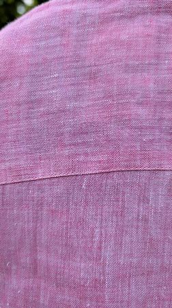 Chemise en lin rose, Manor Man, coupe moderne