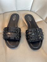 TOD'S Sandalen Schwarz Lack Grösse 38, guter Zustand