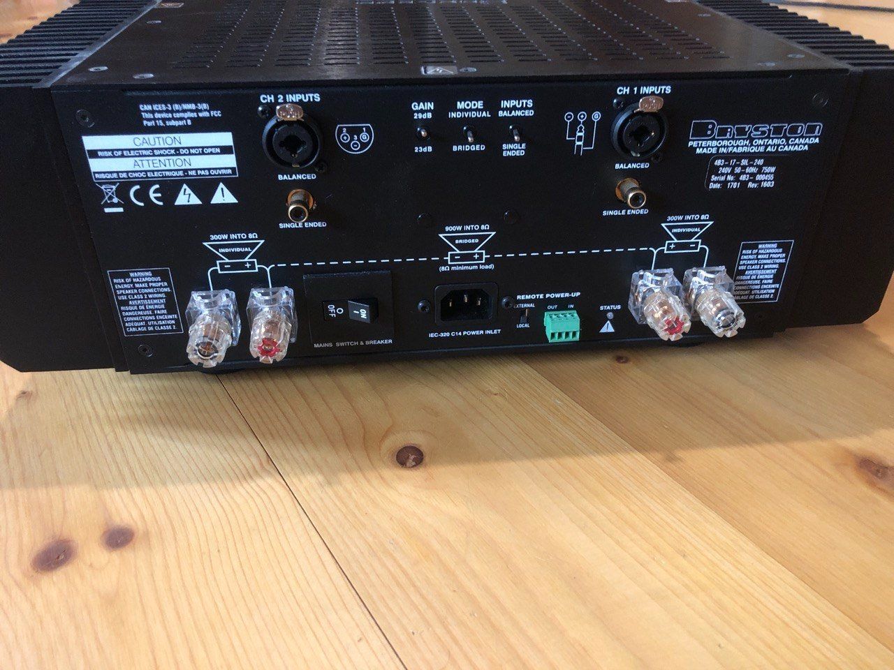 Bryston Amplificatori: Bryston 4B3 Endstufe – Usato da Büren SO venduto da mar_cwt7 2