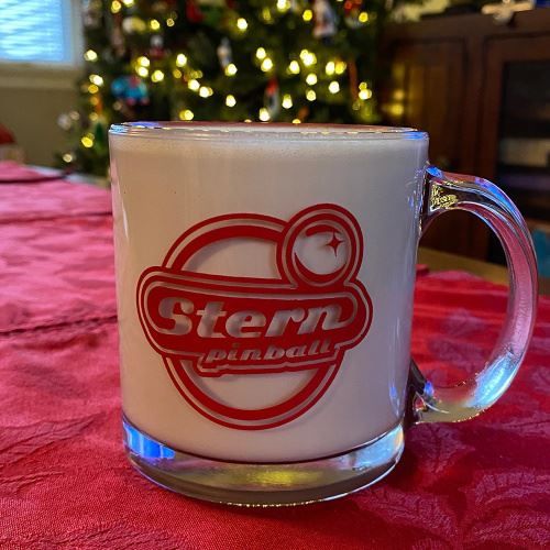 Flipper: Stern Coffee Glas – Nuovo e nell'imballaggio originale da Schalunen venduto da schwabspielautomaten 1