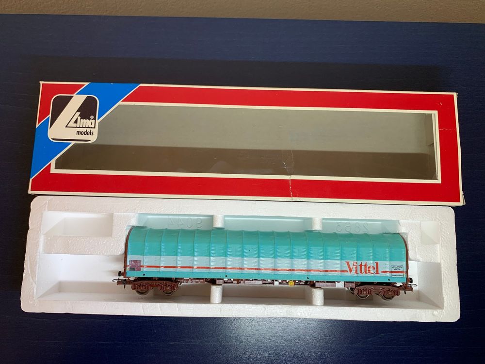 PIKO wagon bâché court vert B CARGO SNCB 95467 (n°1bis) | UK