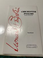 Leonard Bernstein Chichester Psalms Noten
