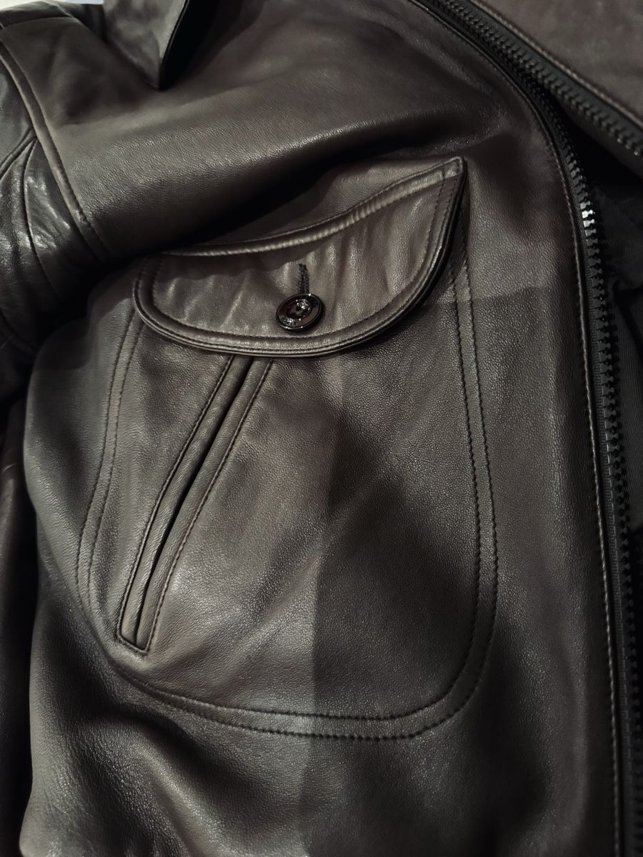 Vestes: Fursac - Leather Bomber Jacket - M – Neuf (Voir description) à Collonge-Bellerive par alejan_0984 6