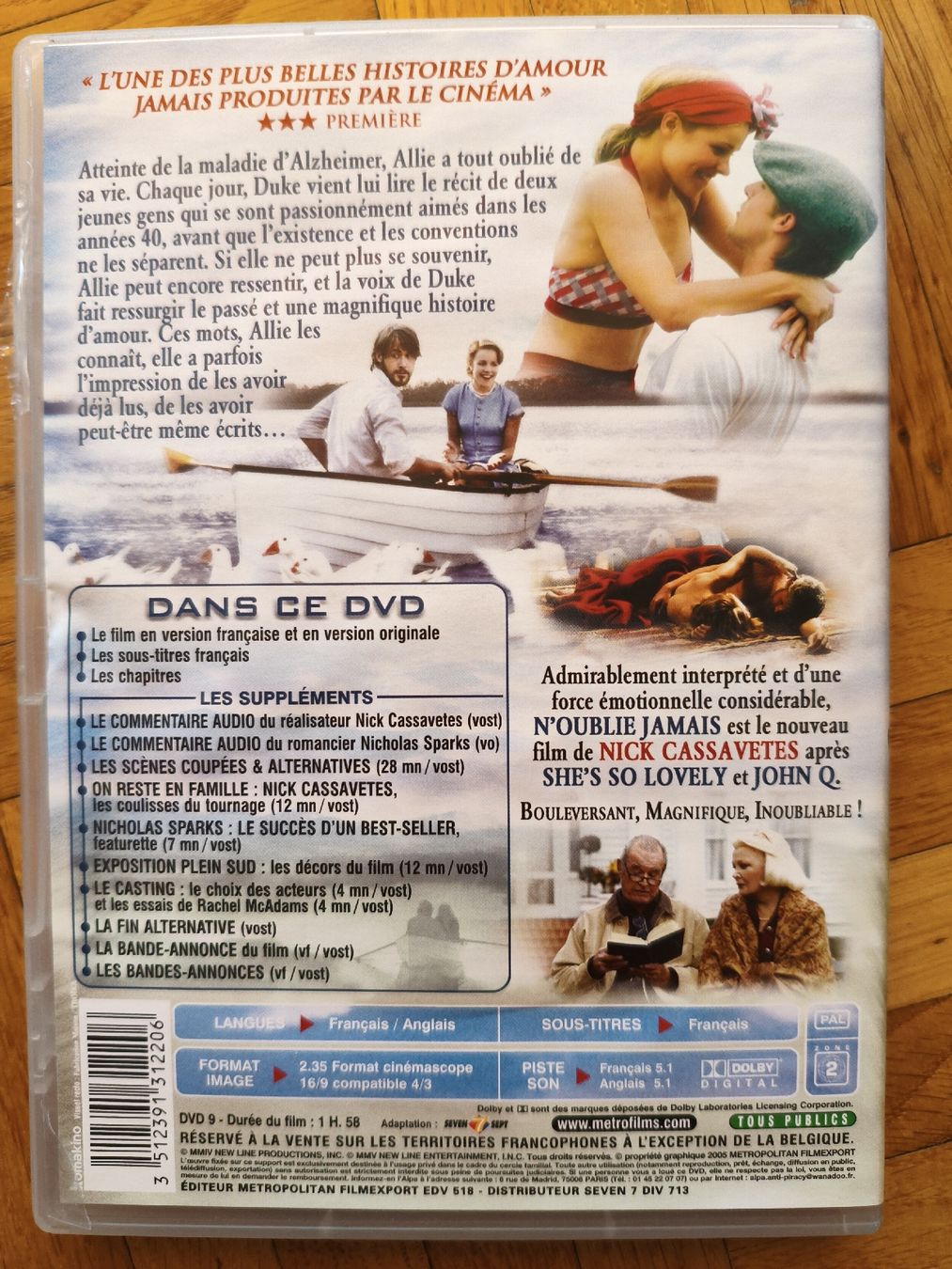 Tous les DVDs: N'oublie Jamais – D'occasion à Renens VD par kollar7 1
