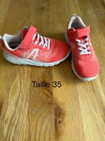 Baskets roses corail taille 35, parfait pour l'été!