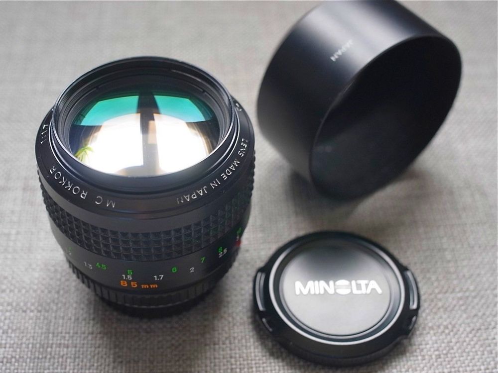 Minolta MC MD 85mm f/1.7 Rokkor XM, SRT, XD, X-700 Sony mint (Gebraucht ...