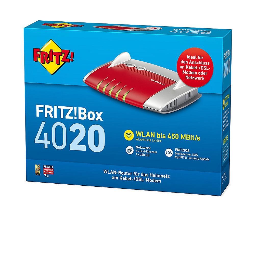 Fritz Modem & Router: Fritzbox 4020 von AVM – Usato da Zürich venduto da Ruvenx 3