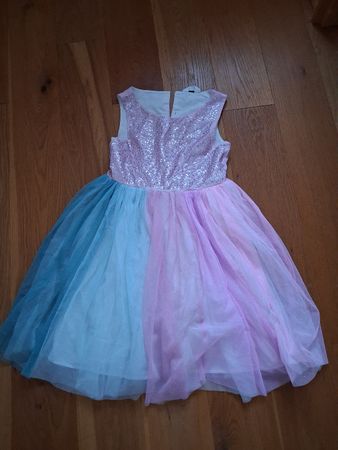 Neues Festliches Mädchenkleid, Gr. 140  Tüll, Glitzer,