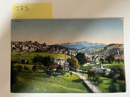 Ansichtskarte Herisau mit Bergpanorama