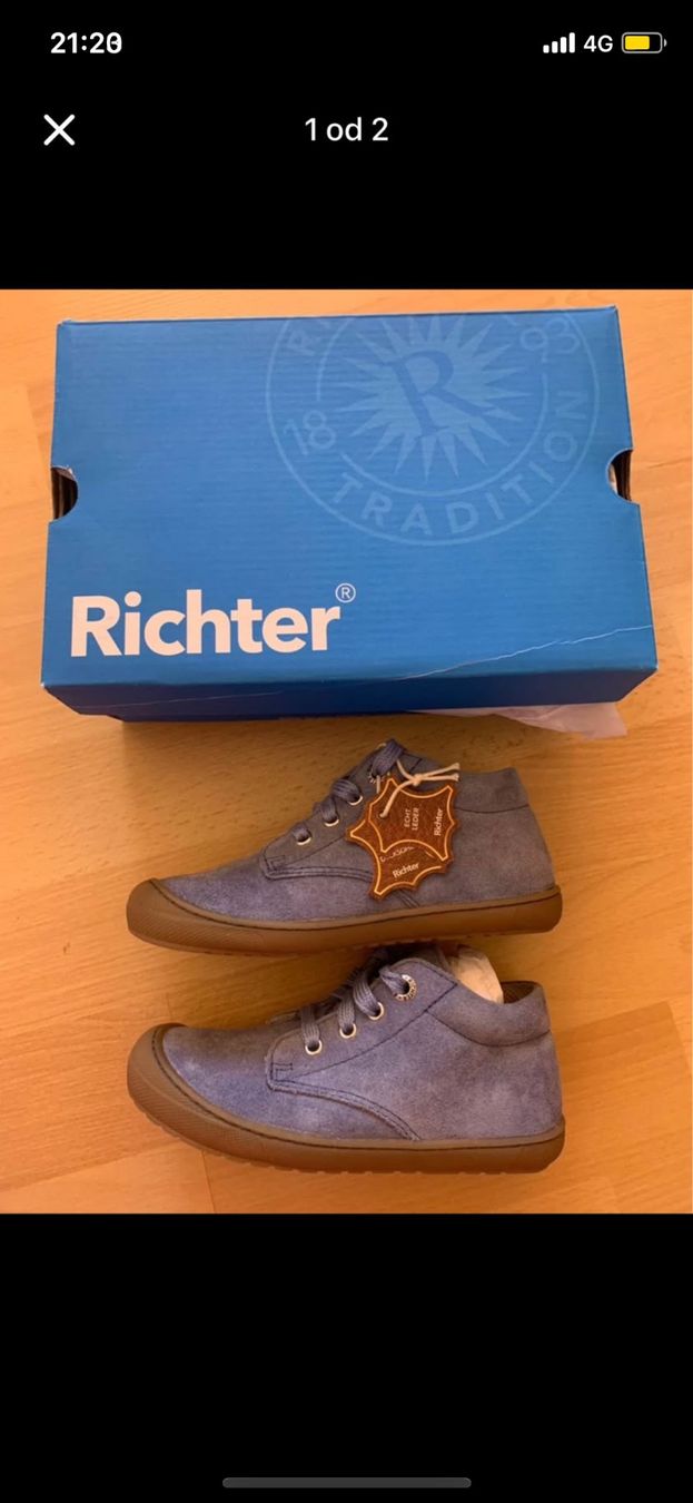Schuhe für Jungen: Kinderschuhe Neu 26 Leder Richter – Neu und originalverpackt aus Bettwil von Tija007