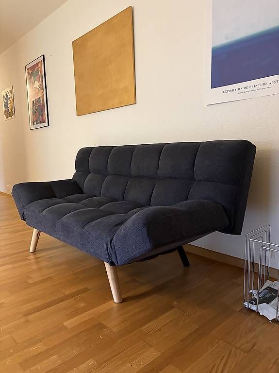 Divani: Sofa/Schlafsofa  graublau – Usato da Bern venduto da Baumwall