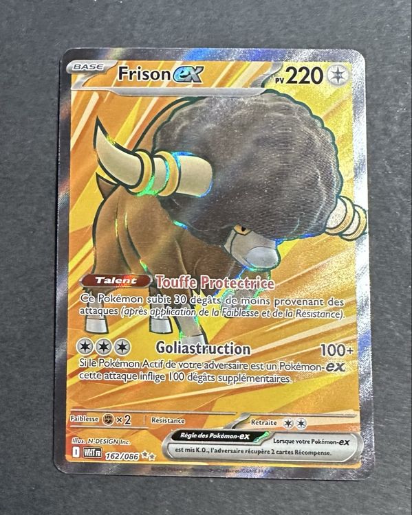 Pokémon Frison EX 162/086 Flammes Blanches FR (Neuf (Voir description ...