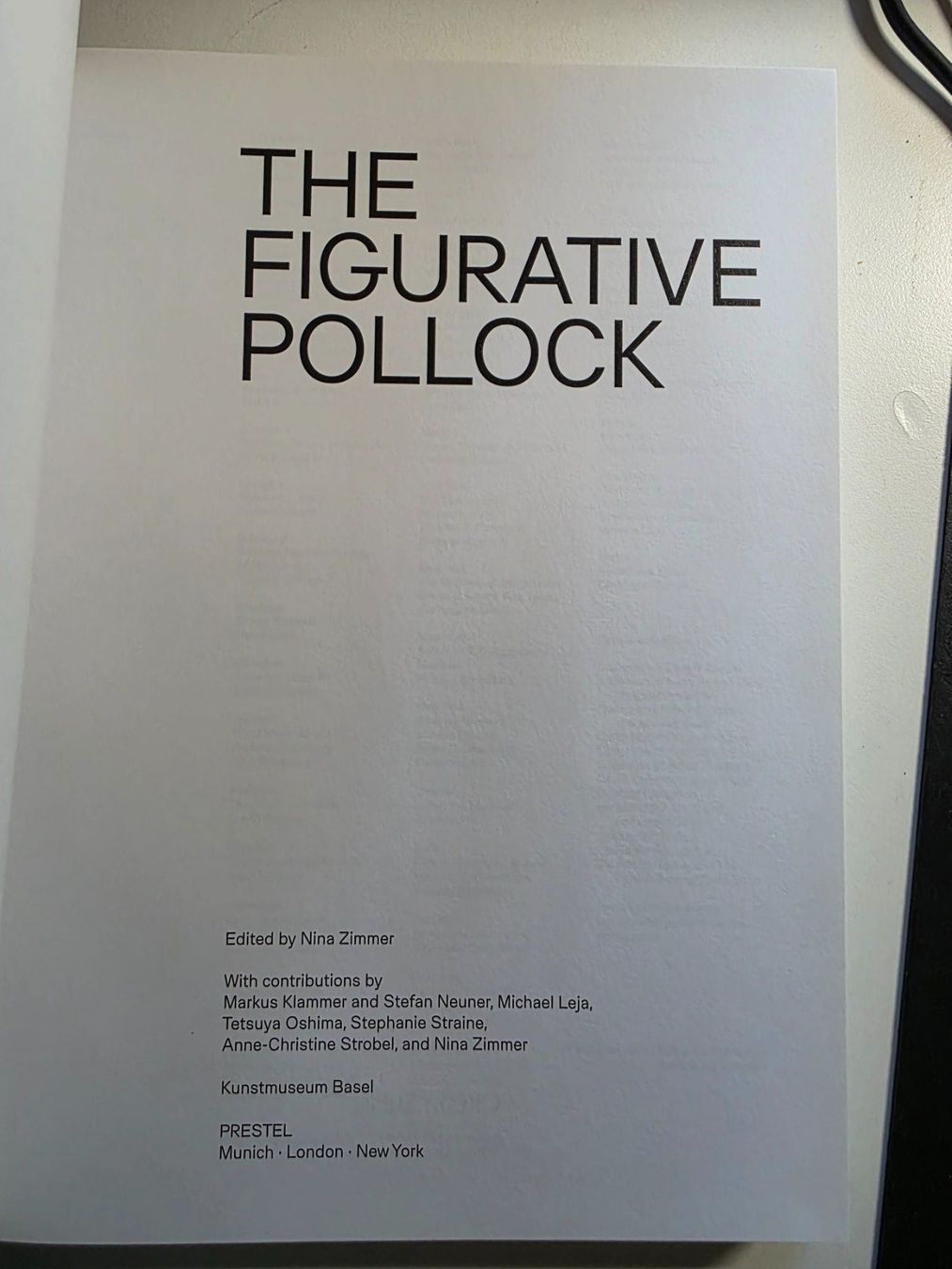 Libri: The figurative Pollock - Kunstmuseum Basel 2017 – Nuovo (secondo la descrizione) da Walterswil BE venduto da Lonitti 8