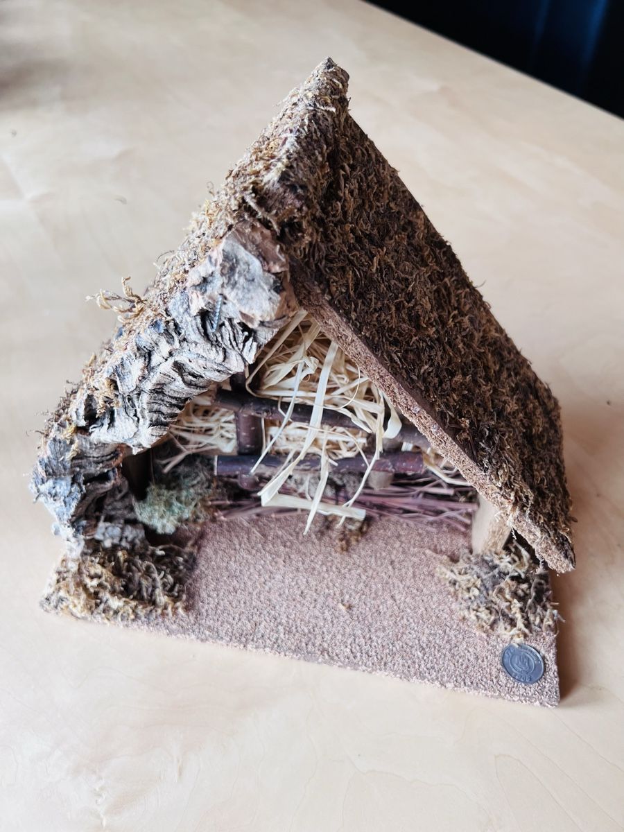 Tutte le decorazioni: Rustikale Weihnachtskrippe Stall Krippenstall Naturmateriali – Usato da St. Gallen venduto da ang_7bj7 2