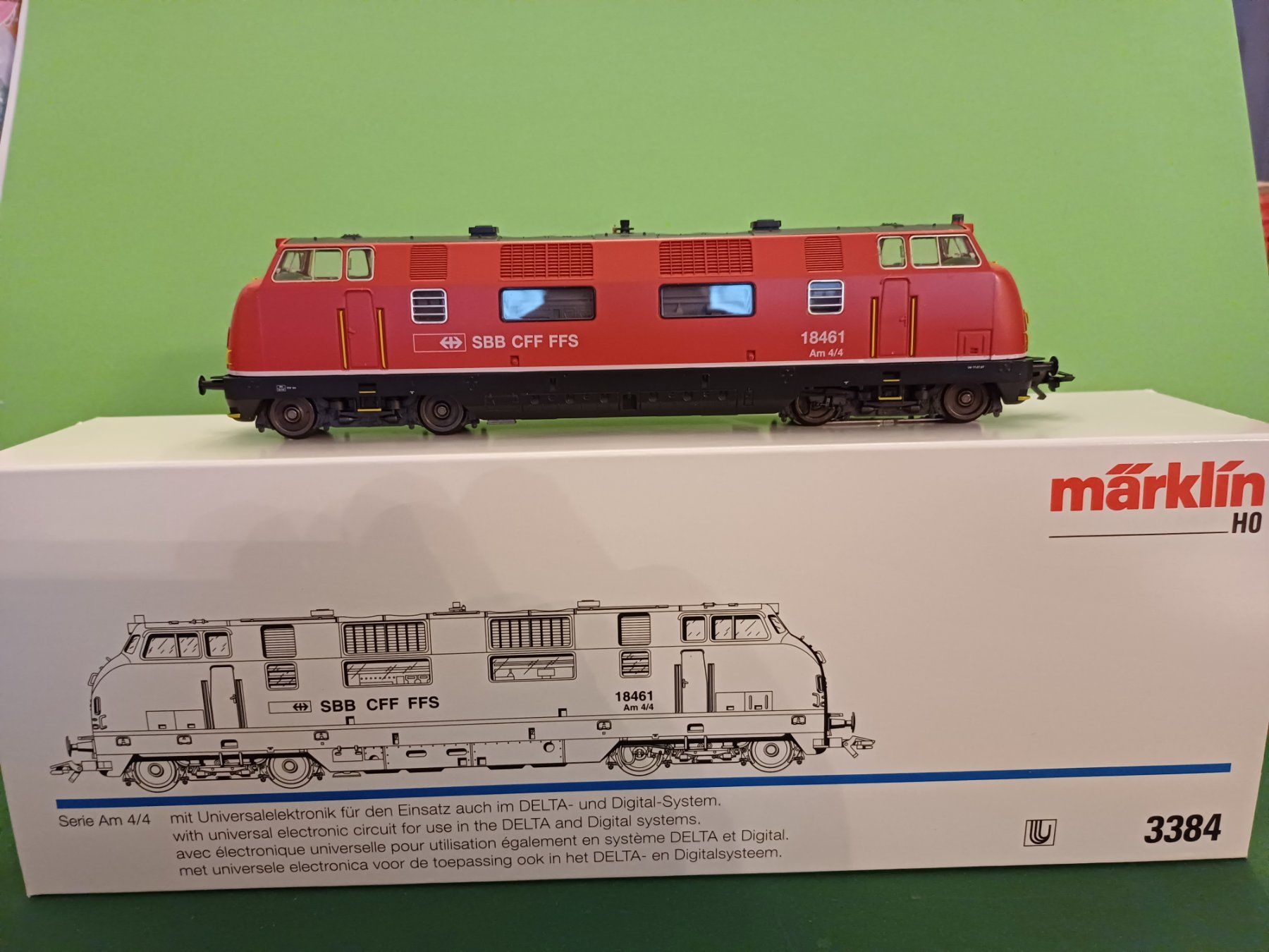 Märklin Modellini di ferrovie: Märklin Am4/4 WS, Digital + Deltasystem – Usato da Bassersdorf venduto da darki77
