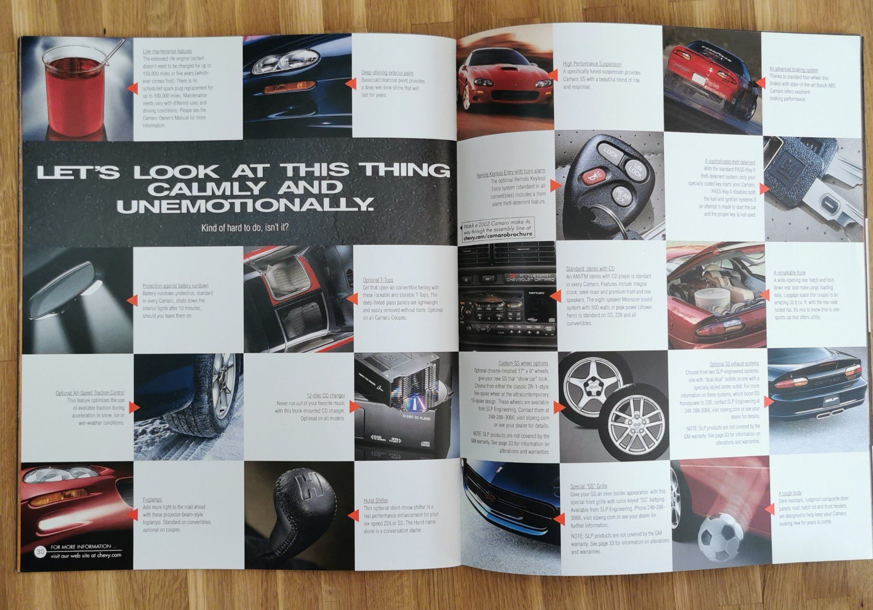 Chevrolet Documenti: CAMARO Chevrolet GM 2002 – Nuovo (secondo la descrizione) da huenenberg venduto da Suizofelize 5