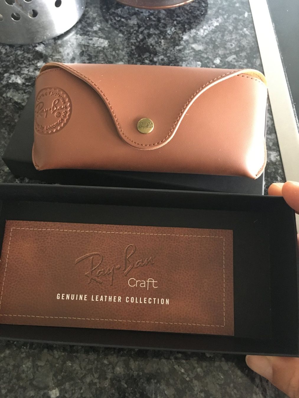 Ray-Ban Occhiali & Lenti: Ray-Ban // Round Craft // RB3475q // Brown – Nuovo e nell'imballaggio originale da Bern venduto da AHaug 3