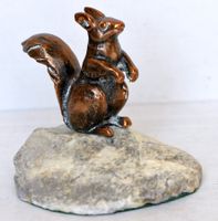 Bronze animalier "Ecureuil" signé Reussner