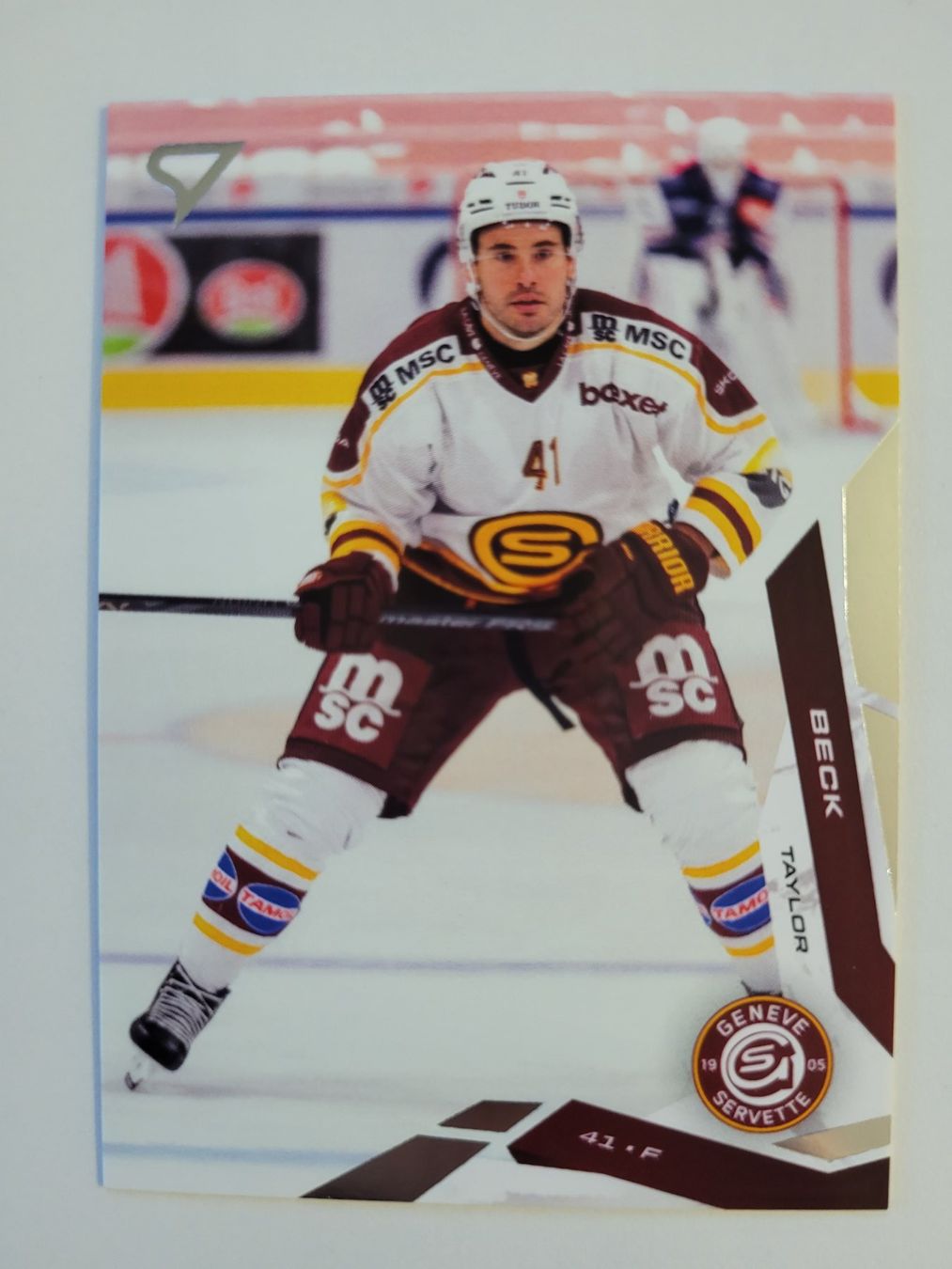 Sportzoo Carte collezionabili: 2025/26 HC Genf-Servette Taylor Beck base – Usato da Bauma venduto da Yotanke
