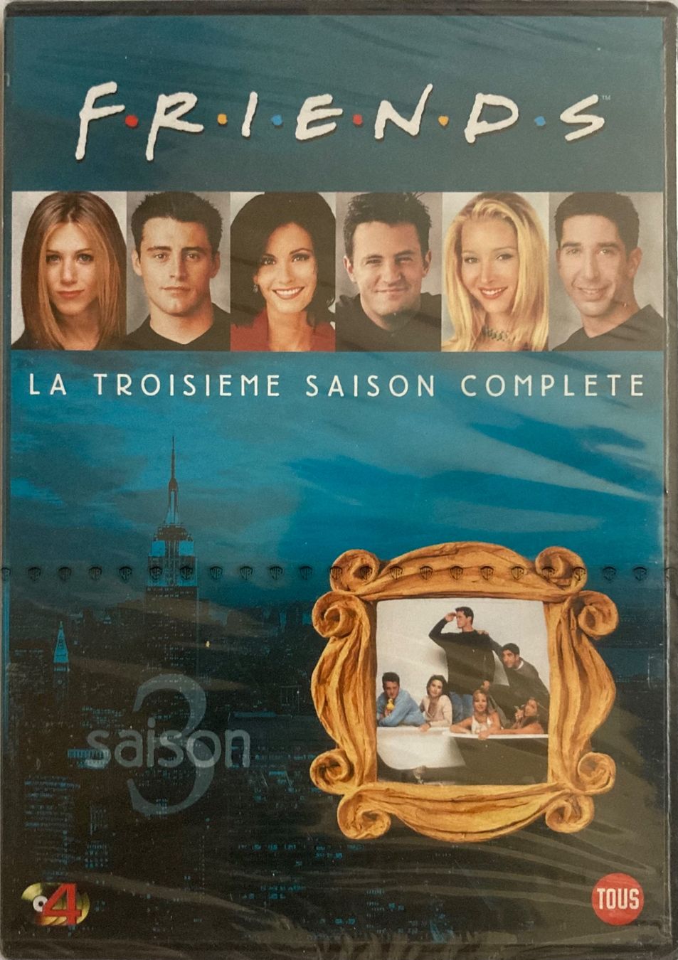 Tutti i DVDs: FRIENDS (LA TROISIEME SAISON COMPLETE) – Nuovo e nell'imballaggio originale da Poliez-Pittet venduto da Newtown-Records