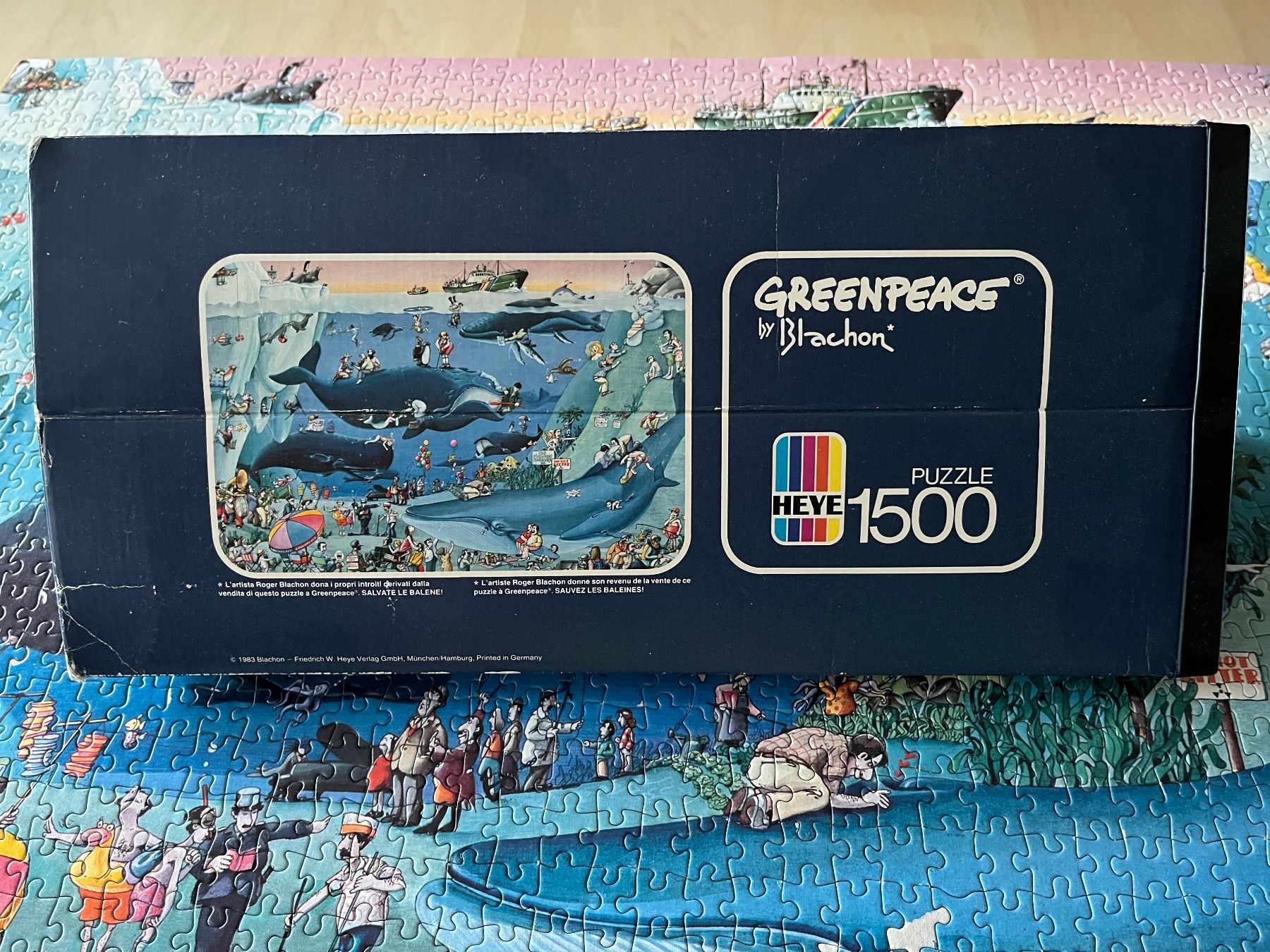 Heye Puzzles: Puzzle Heye "Greenpeace" by Blachon 1983 – D'occasion à Zürich par Gurkis 6