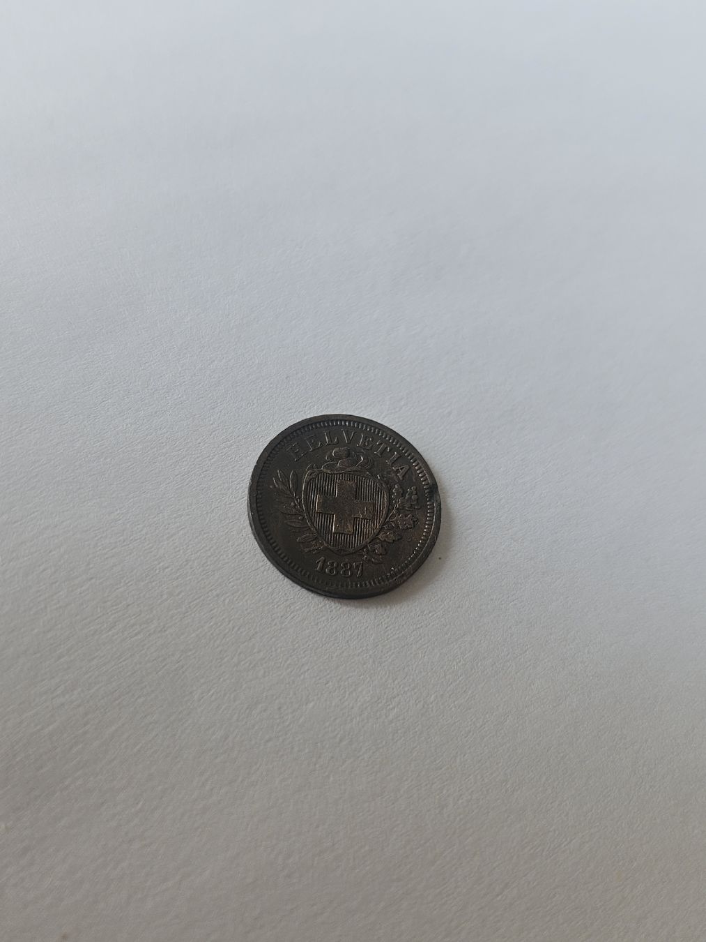 Tutti le monete: 1 Rappen 1887 – Usato da Pfäffikon ZH venduto da Melibol