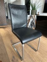 Esszimmer Stuhl echt Leder (Möbel Schubiger)