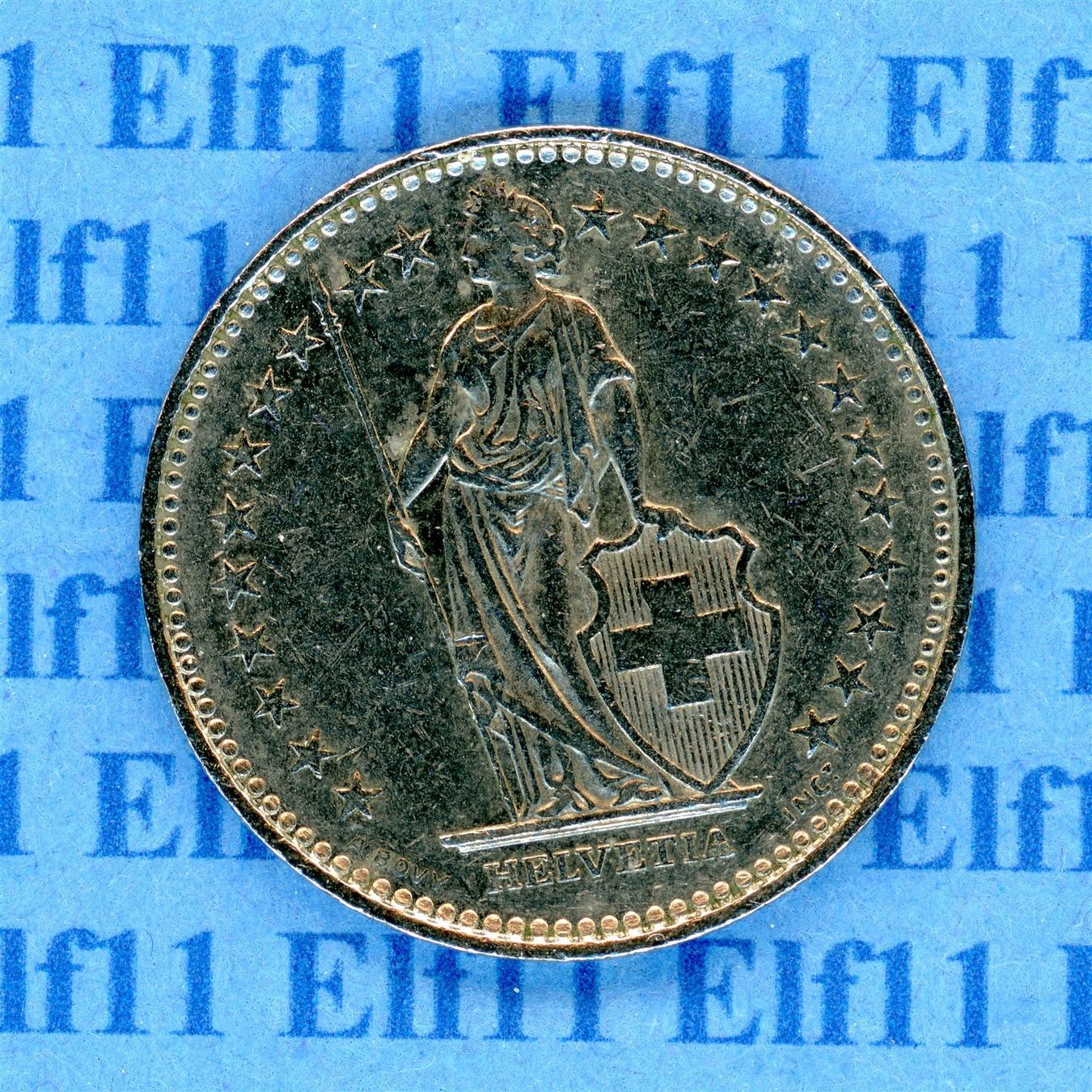 Tutti le monete: CHF___1.00 1988 -vz 1 Franken – Usato da Widnau venduto da Elf11 1