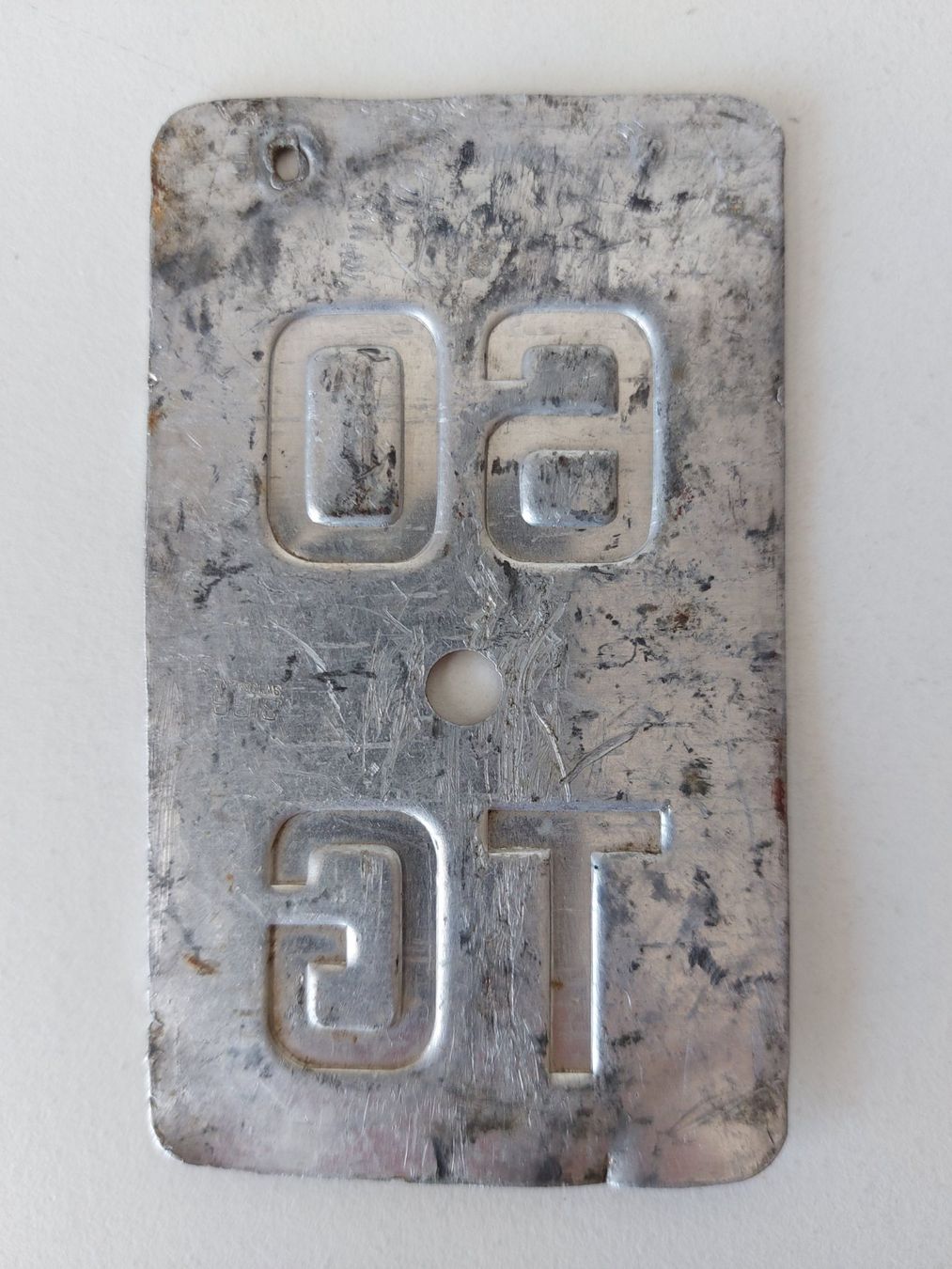 Sachs Schilder: Velonummer TG 60 plaque Velo – Gebraucht aus Schenkon von Uhu007 1