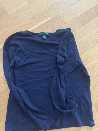 Lauren Ralph Lauren Langarmshirt Gr L Dunkelblau Top Zustand